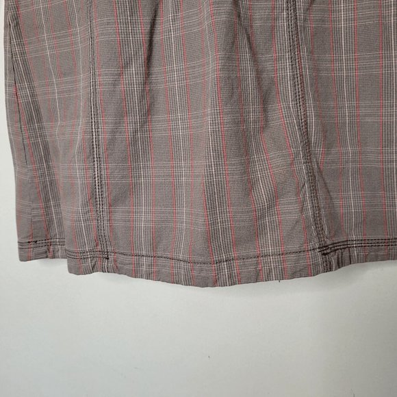 Mexx Girls Fall Winter Grey Plaid Long Jacket 7-8 Years 100% Cotton - Picture 2 of 7